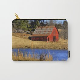 Country Red Barn, and Cobalt Blue Water Carry-All Pouch