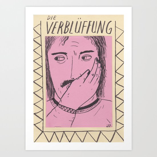 Die Verblüffung Art Print