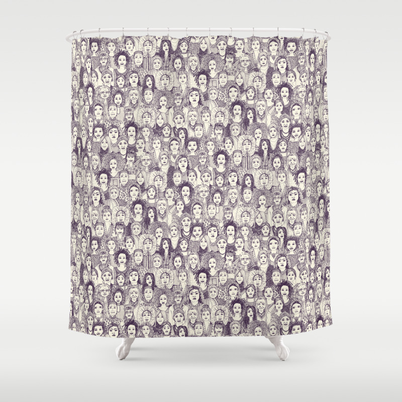 Women Of The World Purple Shower Curtain By Sharonturner Society6