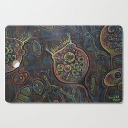 Microcosm. Vorticella. Cutting Board