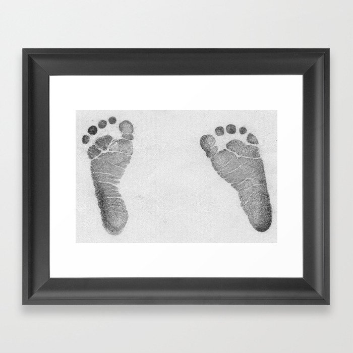 Baby Feet! Framed Art Print