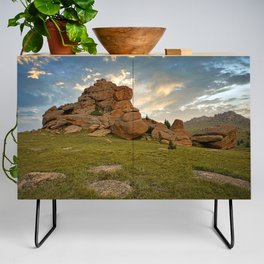 Amazing Rock Formations of the Tarryall Mountains  Credenza