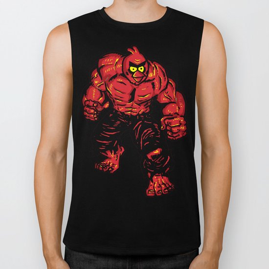 Angry Bird hulk Red Biker Tank