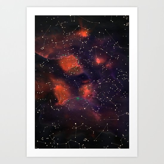 Le Cosmos Art Print