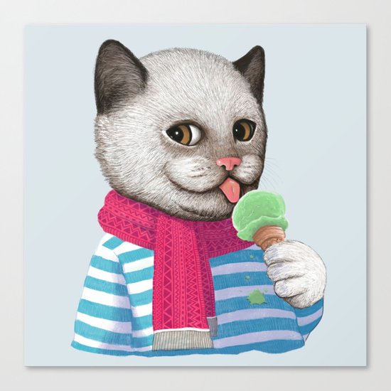 Ice cream Canvas Print