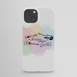 For bad times, good music iPhone Case
