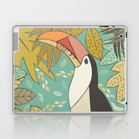 Forest Toucan Laptop & iPad Skin