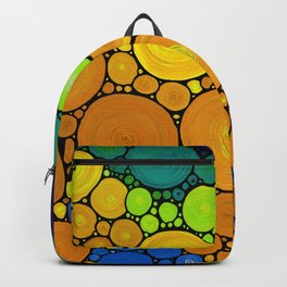 Happy Mosaic Art - All Good - Sharon Cummings Backpack