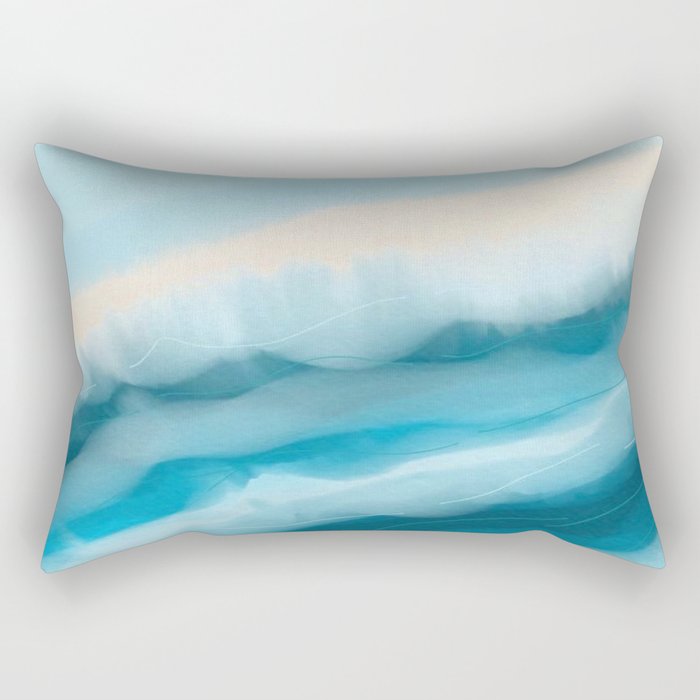 Blue Lagoon Rectangular Pillow
