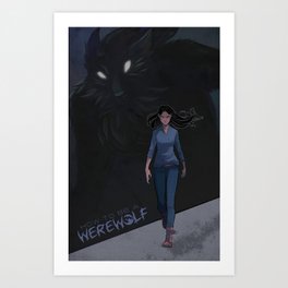 How to be a Werewolf: Chapter 6 Cover Art Print