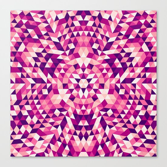 Triangle mandala 1 Canvas Print