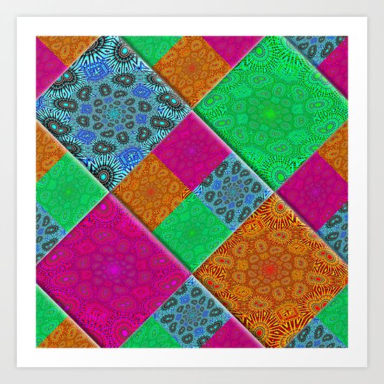 Patchworx Art Print