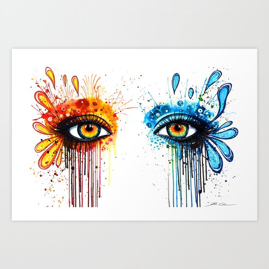 "We need contrasts" Art Print