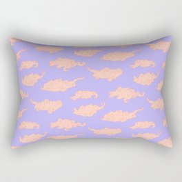 seamless pattern with clouds in oriental style Rectangular Pillow