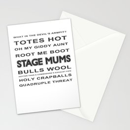 Stage Mums Quotes Stationery Cards