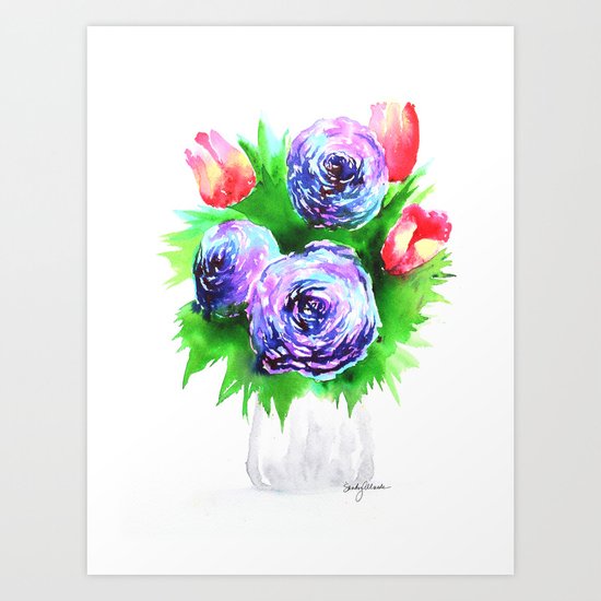 Flower Vase Art Print