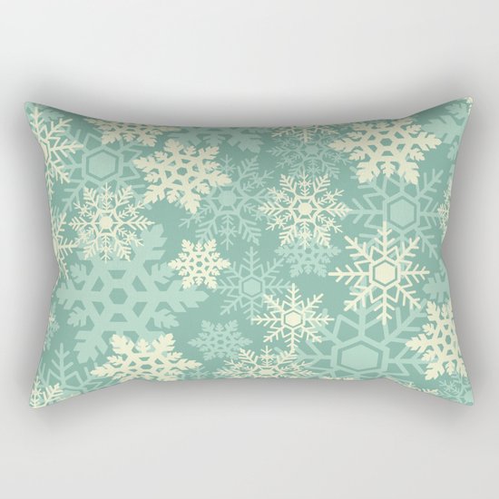 Snowflakes #1 Rectangular Pillow