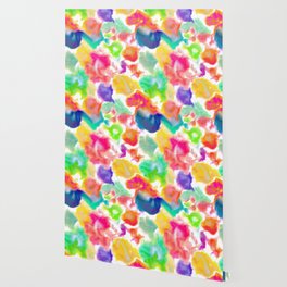 Watercolor Blotches Wallpaper