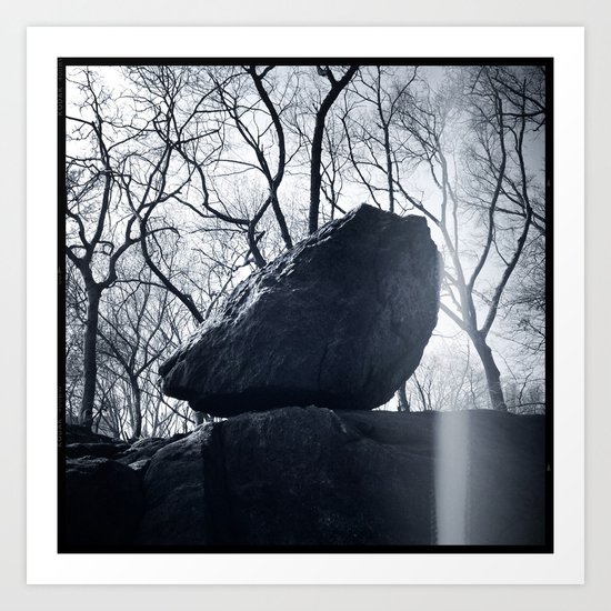 'CENTRAL PARK ROCK' Art Print