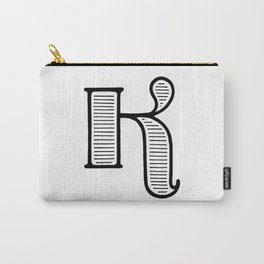 Letter K Carry-All Pouch