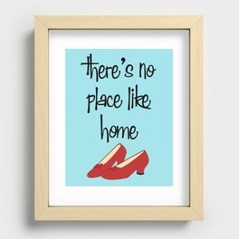 No Place Like Home Recessed Framed Print