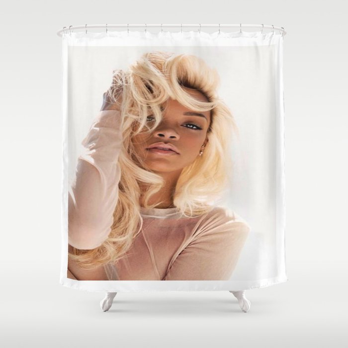 Rihanna Blonde Shower Curtain Rihanna Blonde Shower Curtain