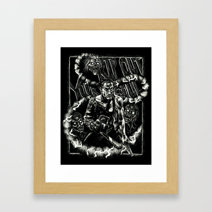 Rip Out Your Soul Framed Art Print