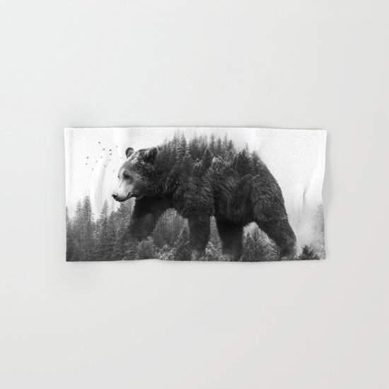 Walking trough the forest Hand & Bath Towel