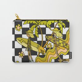 keep it groovy // 70s cruise surf & skate // retro surf art by surfy birdy Carry-All Pouch