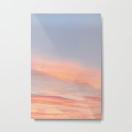 Morning Glow | Orange + Pink Sunrise Cloudphotography Metal Print | Stratus, Cottoncandy, Cloudphotography, Goldenhour, Cloudformation, Pinkskies, Glowing, Morning, Colour, Sky 