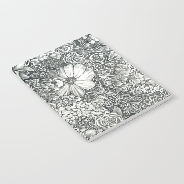 Boxed Flowers Notebook