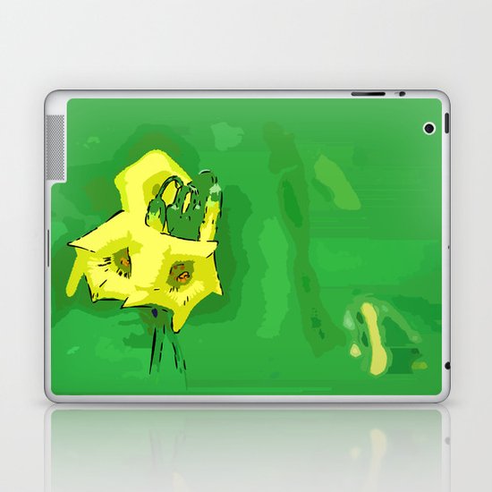 Three yellow Pentagons Laptop & iPad Skin