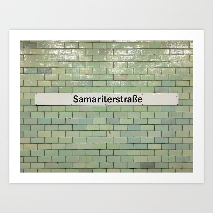 Berlin U-Bahn Memories - Samariterstraße Art Print