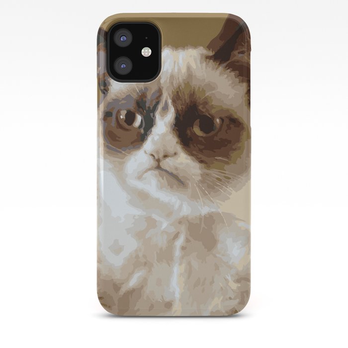 Grumpy Cat Iphone Case By Thelolshop Society6