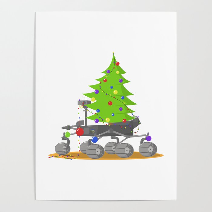 A Christmas with the Rover on Mars Poster