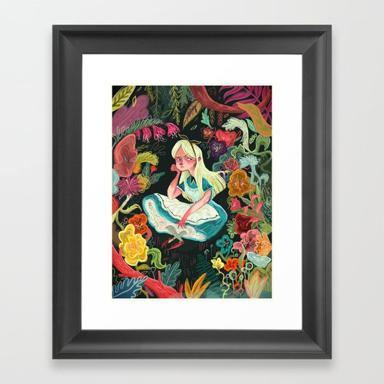 Alice in Wonderland Framed Art Print