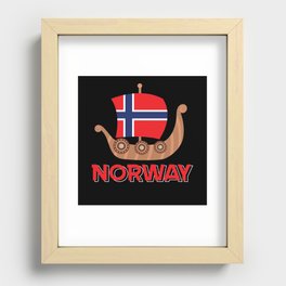 Norway Ship Norway Recessed Framed Print