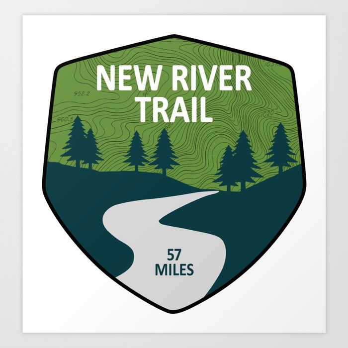 New River Trail Art Print