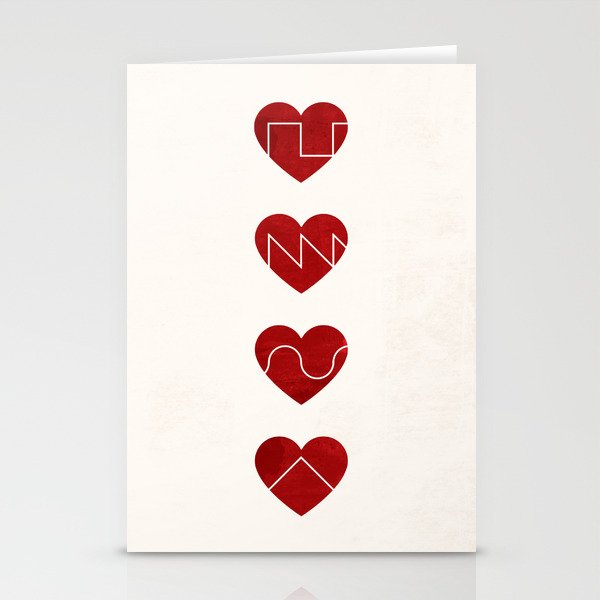 Love Synth Stationery Cards