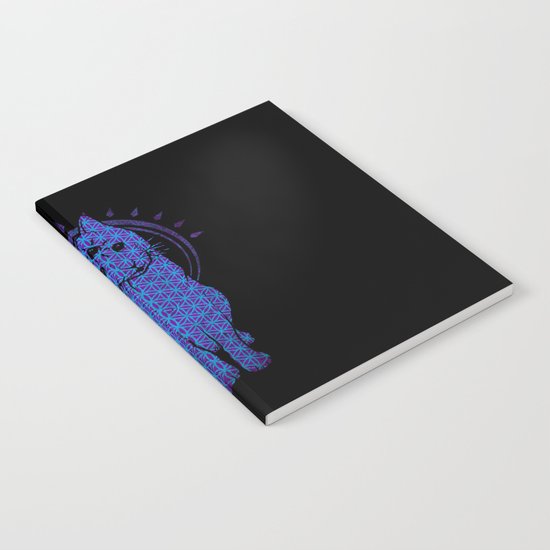 Trippy Cat: 4 Notebook