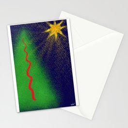 Abstract Xmas Stationery Card