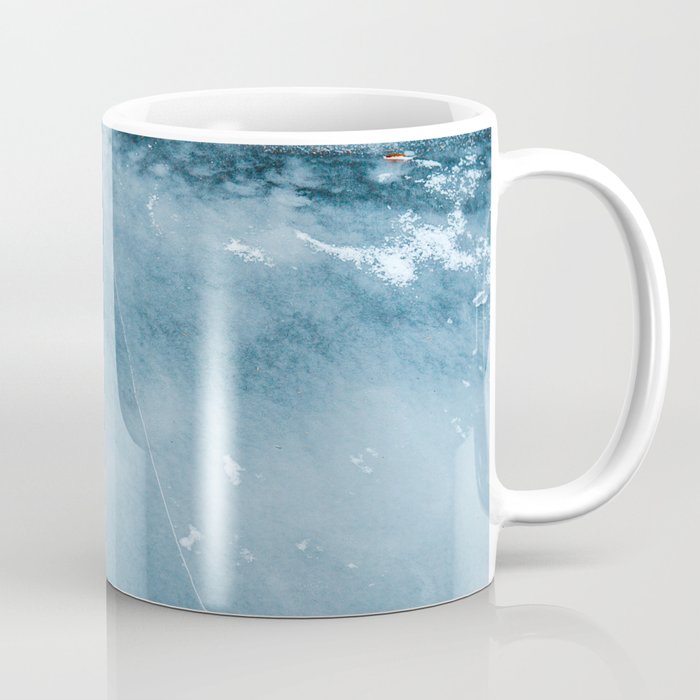 Ice Texture Photography | Winter Coffee Mug