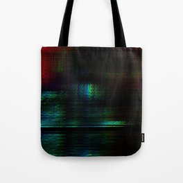 Digital glitch Tote Bag