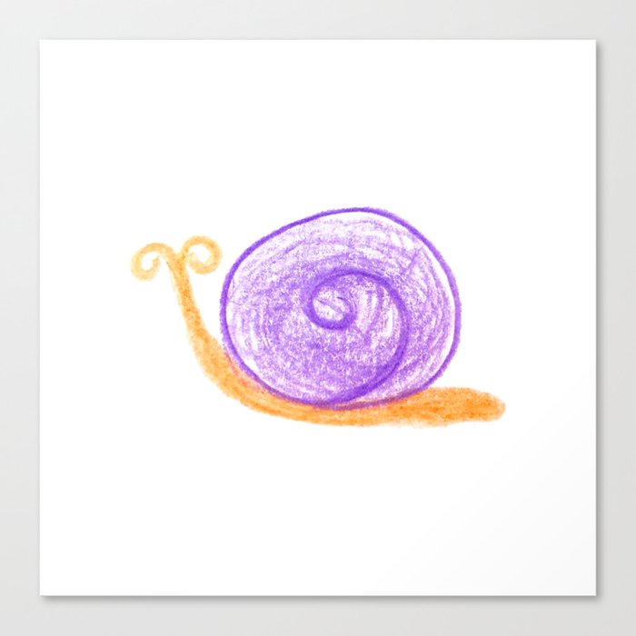 Sammy Snail Canvas Print