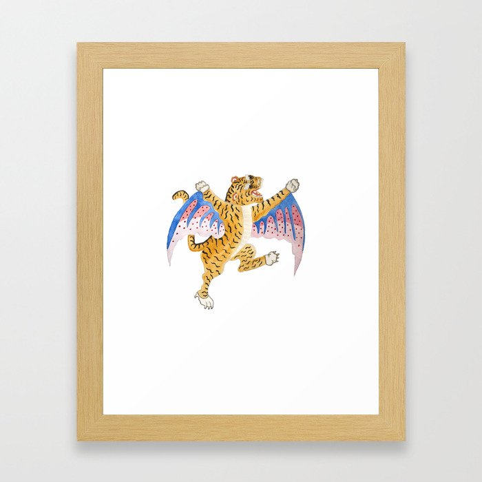 Flying Tiger Framed Art Print