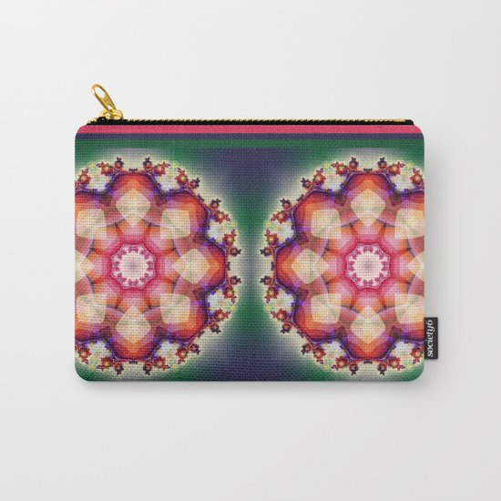 Decorative mandala abstract with translucent colors Carry-All Pouch