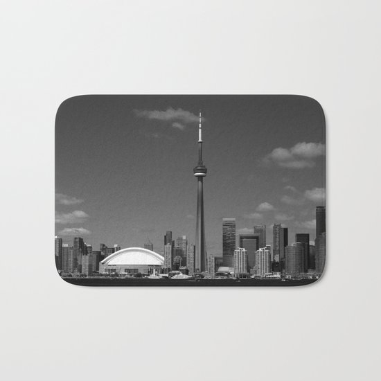 Toronto Skyline Bath Mat