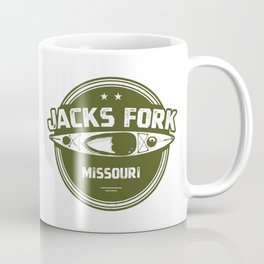 Jacks Fork River Missouri Kayaking Mug