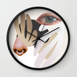 Botanical Face Wall Clock