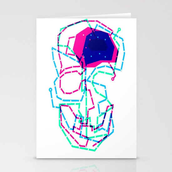 Skull Stationery Cards